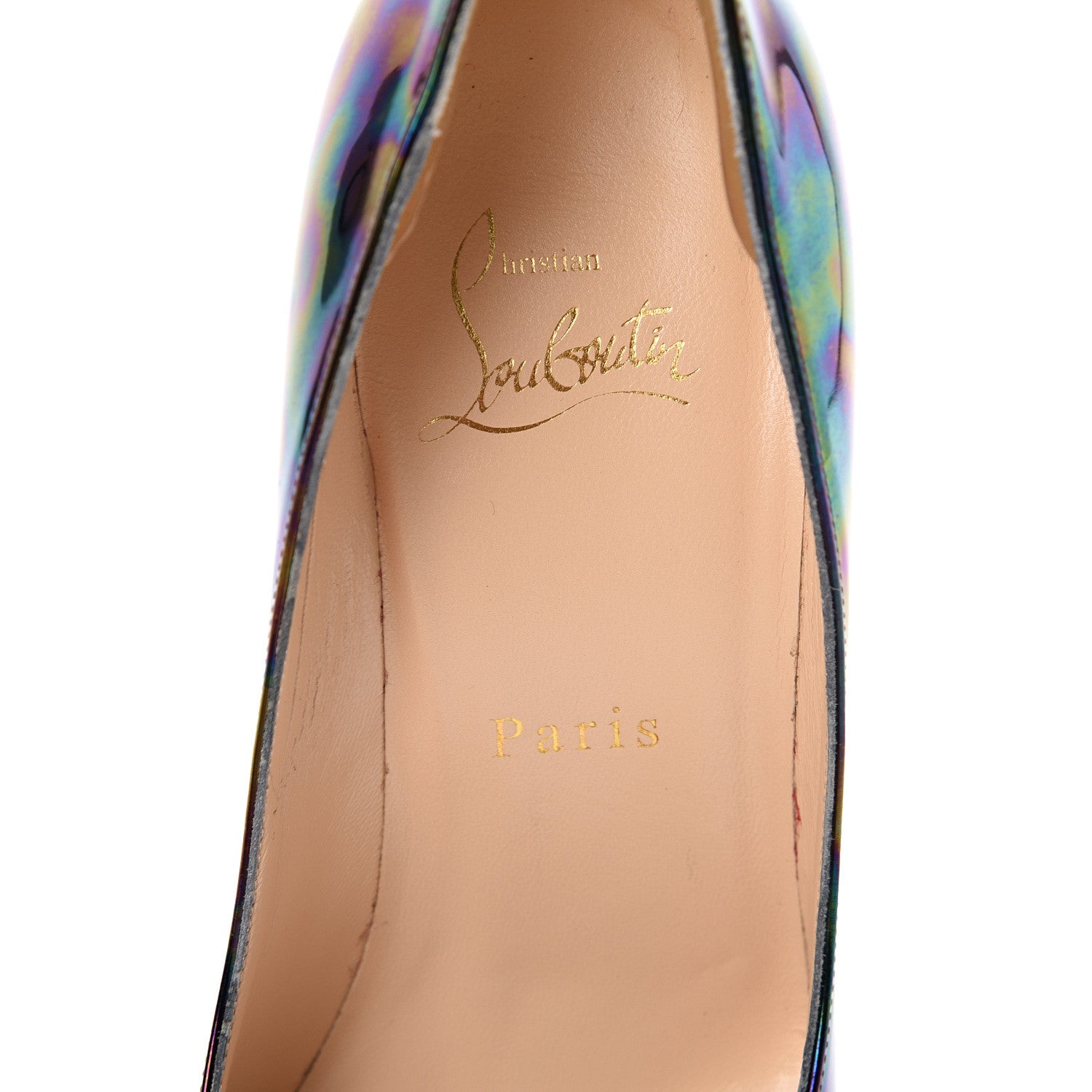 Christian Louboutin Patent Pigalle Follies 100 Pumps 36.5 Stellar Black 6 of 12