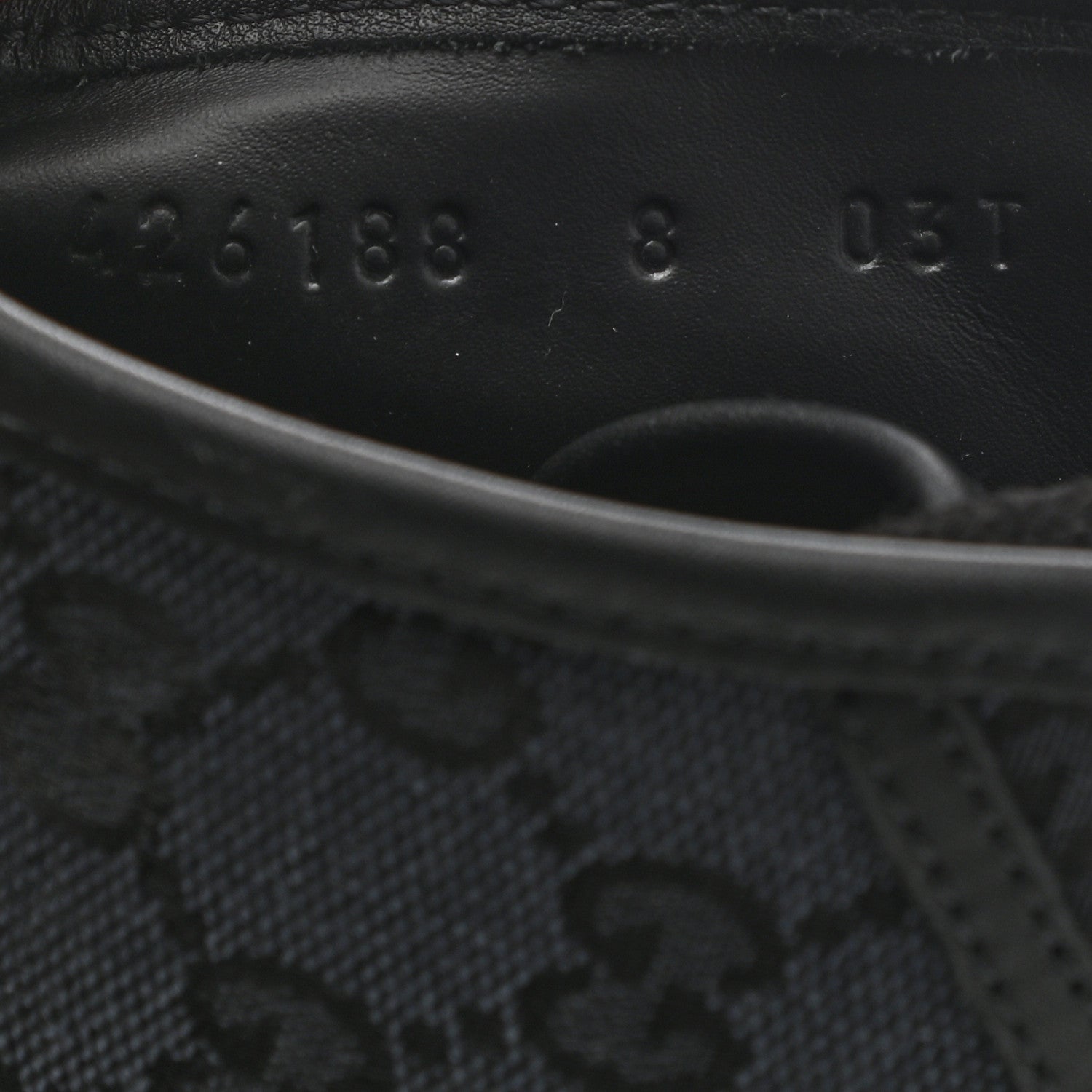 Gucci Monogram Mens High Top Sneakers 8 Black 8 of 9