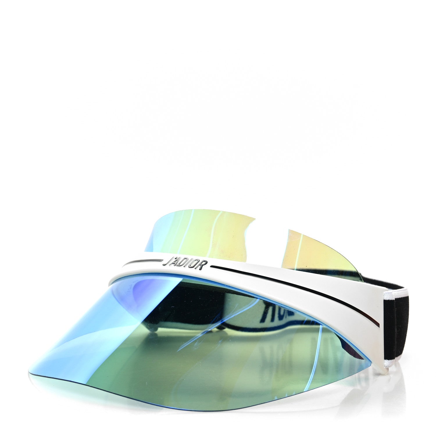 Christian Dior Mirrored DiorClub1 Sun Visor Blue 1 of 8