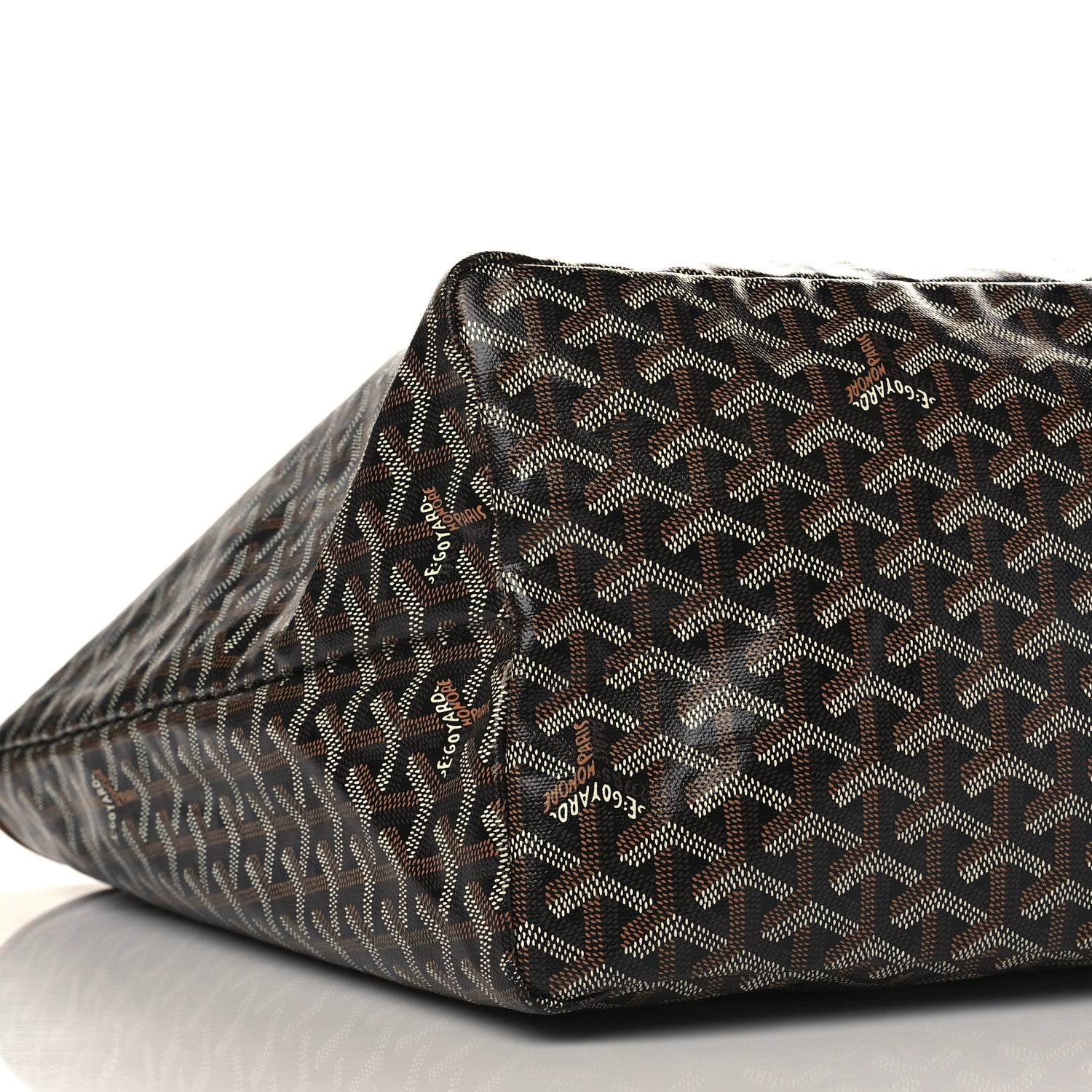 Goyard Goyardine Saint Louis GM Black Gold 8 of 10