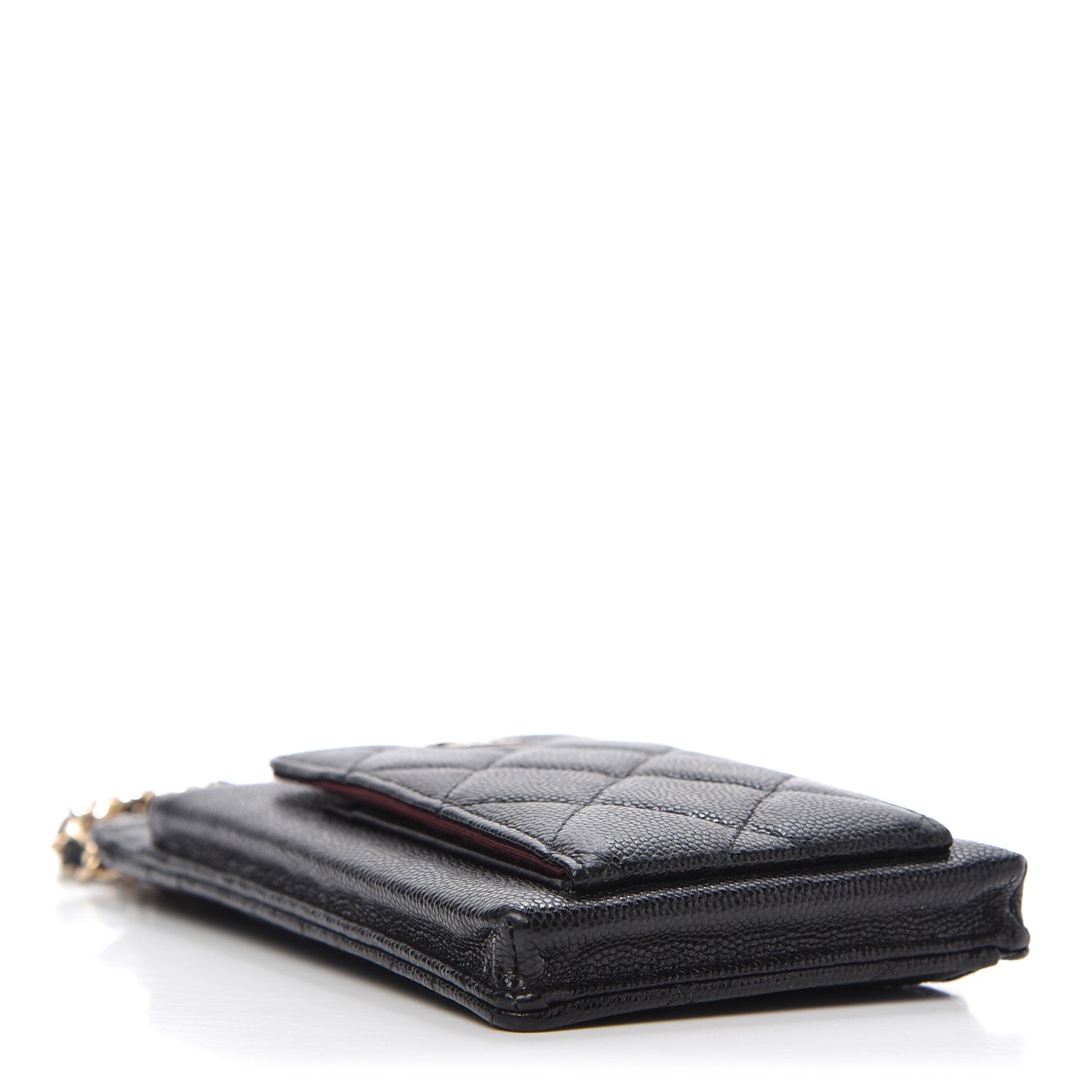 Chanel Caviar Quilted Zip Phone Case Black 4 of 11