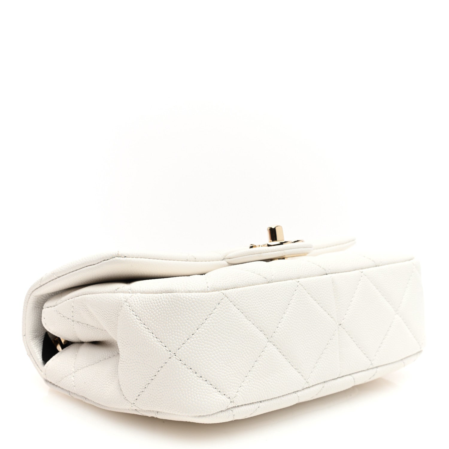 Chanel Caviar Quilted Funky Match Mini Flap White 4 of 10
