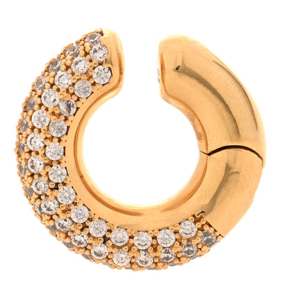 Gucci Crystal Metal Ear Cuff Gold 1 of 4