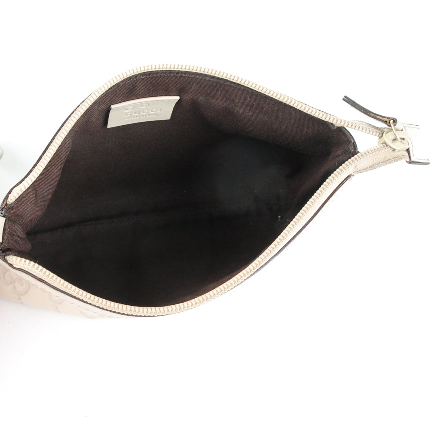 Guccissima Wristlet Off White
