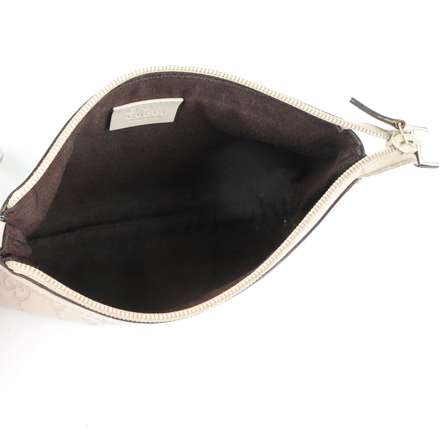 Gucci Guccissima Wristlet Off White 5 of 7