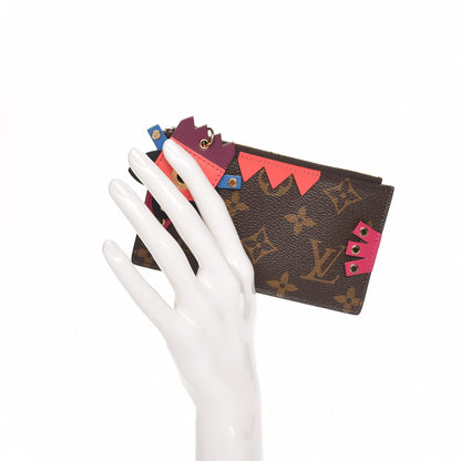 Louis Vuitton Monogram Totem Key Pouch Flamingo 2 of 7