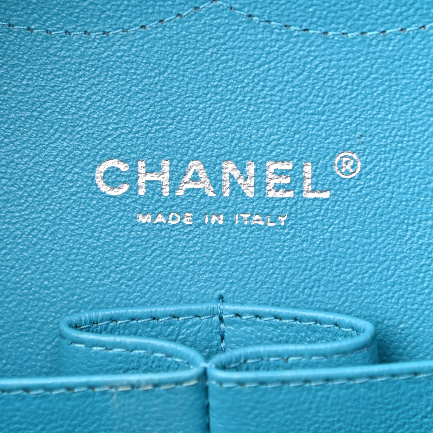 Chanel Patent Quilted Jumbo Double Flap Blue 5 of 11