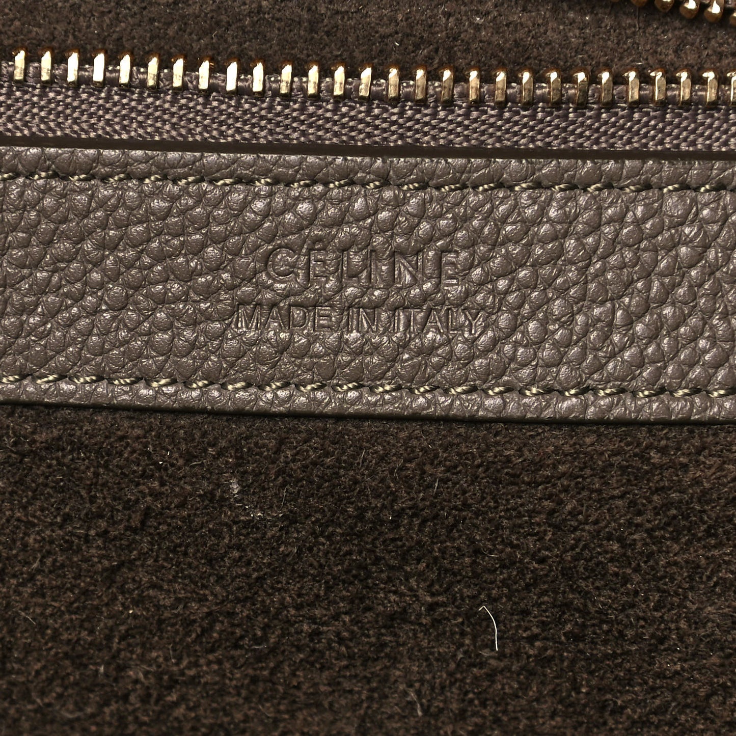 Soft Grained Calfskin Small Belt Cabas Phantom Taupe