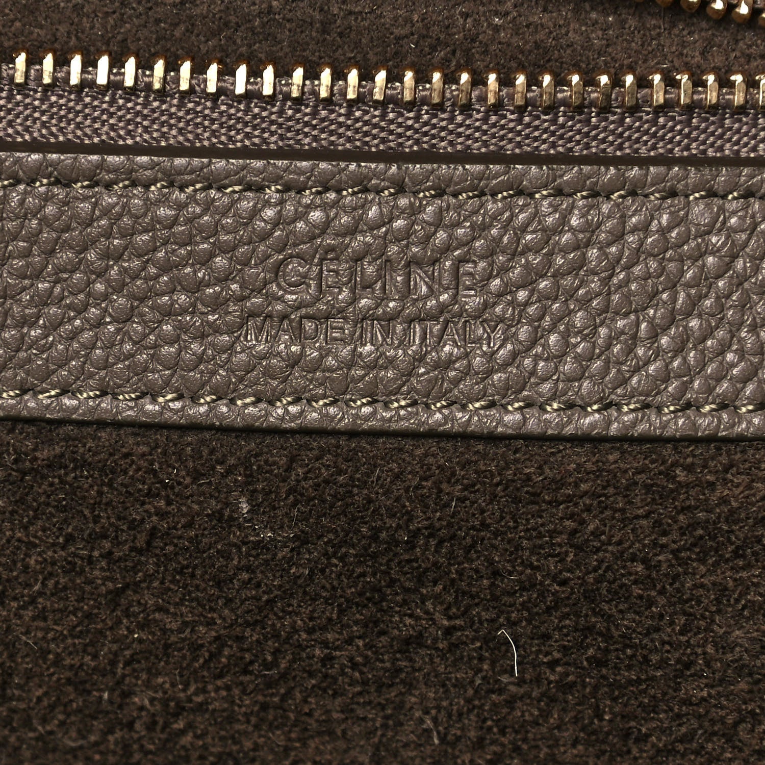 Celine Soft Grained Calfskin Small Belt Cabas Phantom Taupe 5 of 13