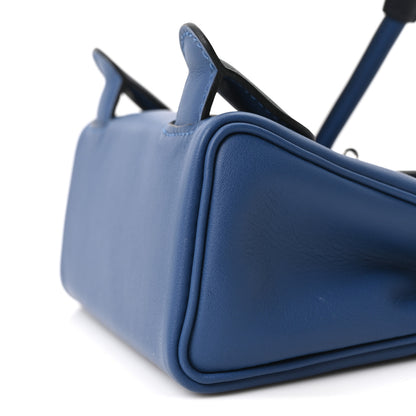 Hermes Swift Quelle Idole Kelly Doll Handbag Bleu Tie Caban 9 of 10