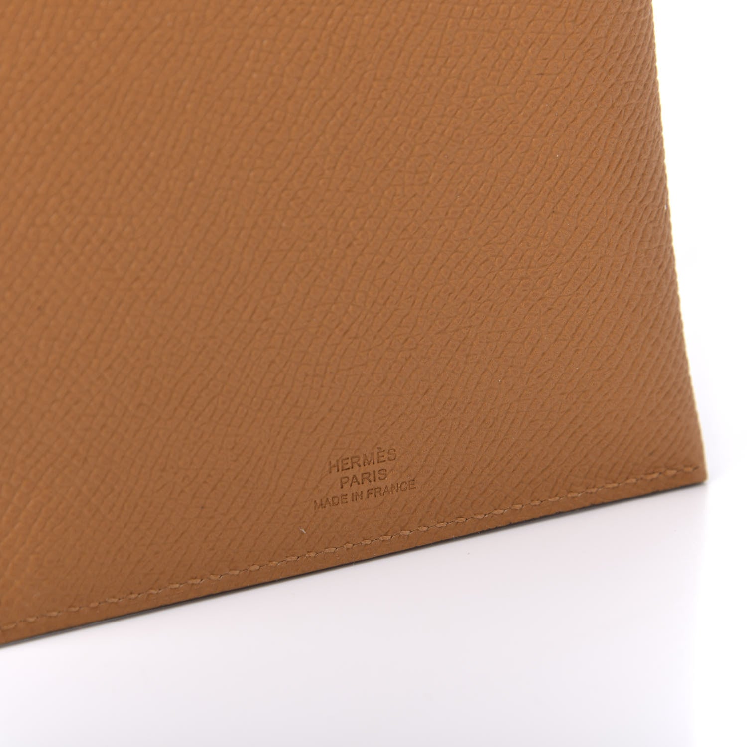 Hermes Epsom Tarmac PM Passport Holder Caramel 7 of 9