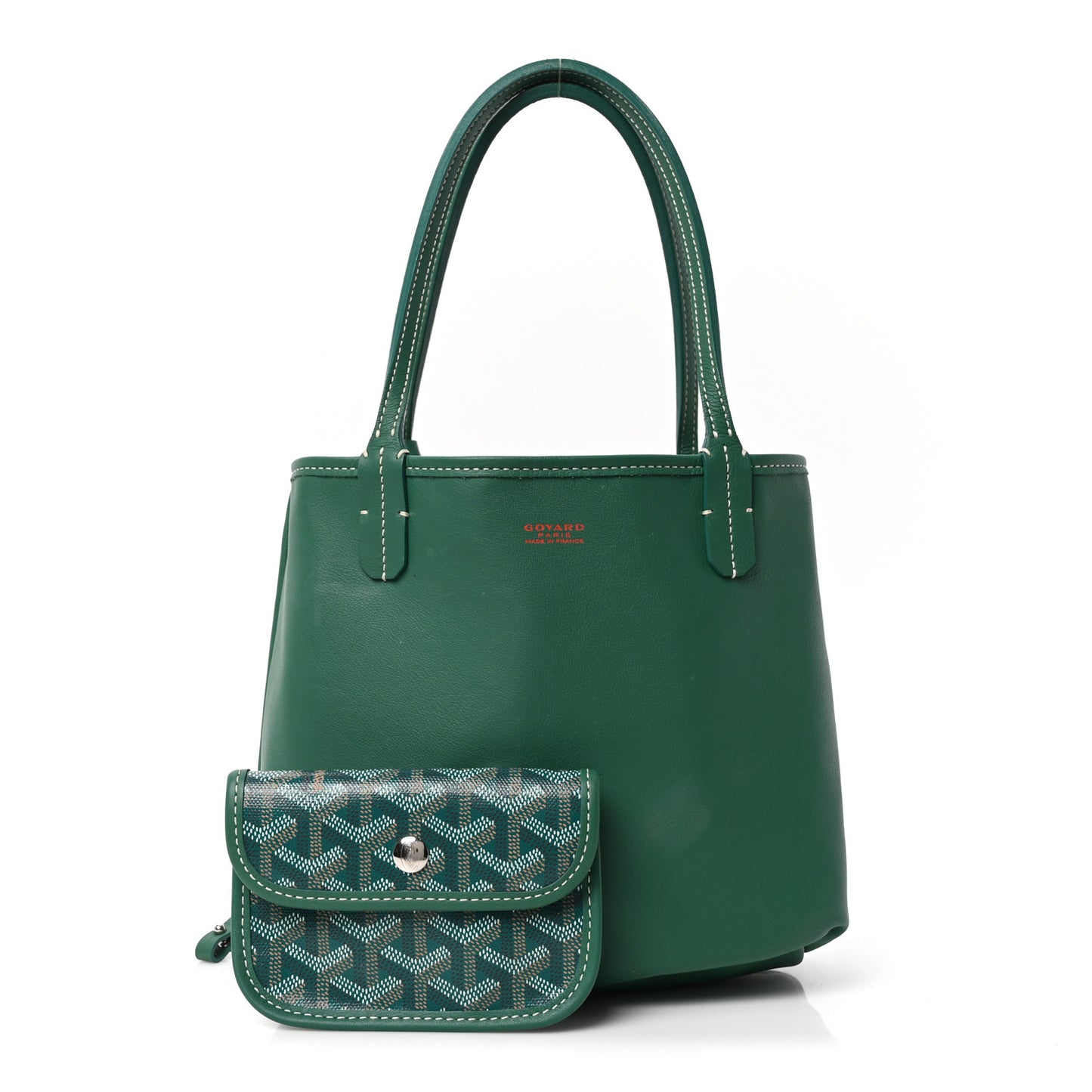 Goyardine Reversible Mini Anjou Green