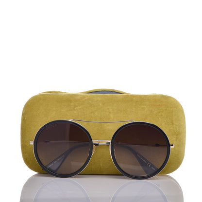 Gucci Round Frame Sunglasses GG0061S Black 7 of 7