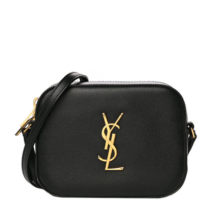 Saint Laurent Grain De Poudre Small Classic Monogram Camera Bag Black 1 of 9