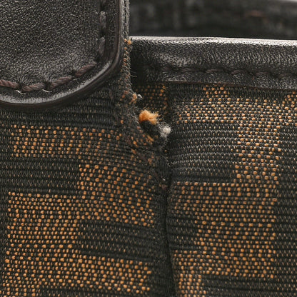Fendi Zucca Small Chef Shopping Tote Tobacco Moro 14 of 14