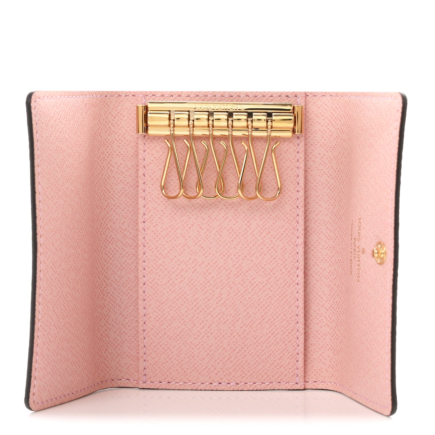 Louis Vuitton Damier Ebene Multicles 6 Key Holder Rose Ballerine Rose Ballerine 5 of 8