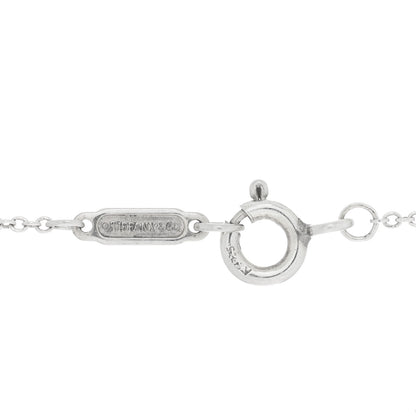 Tiffany Sterling Silver Notes Heart Tag Charm Necklace 4 of 4