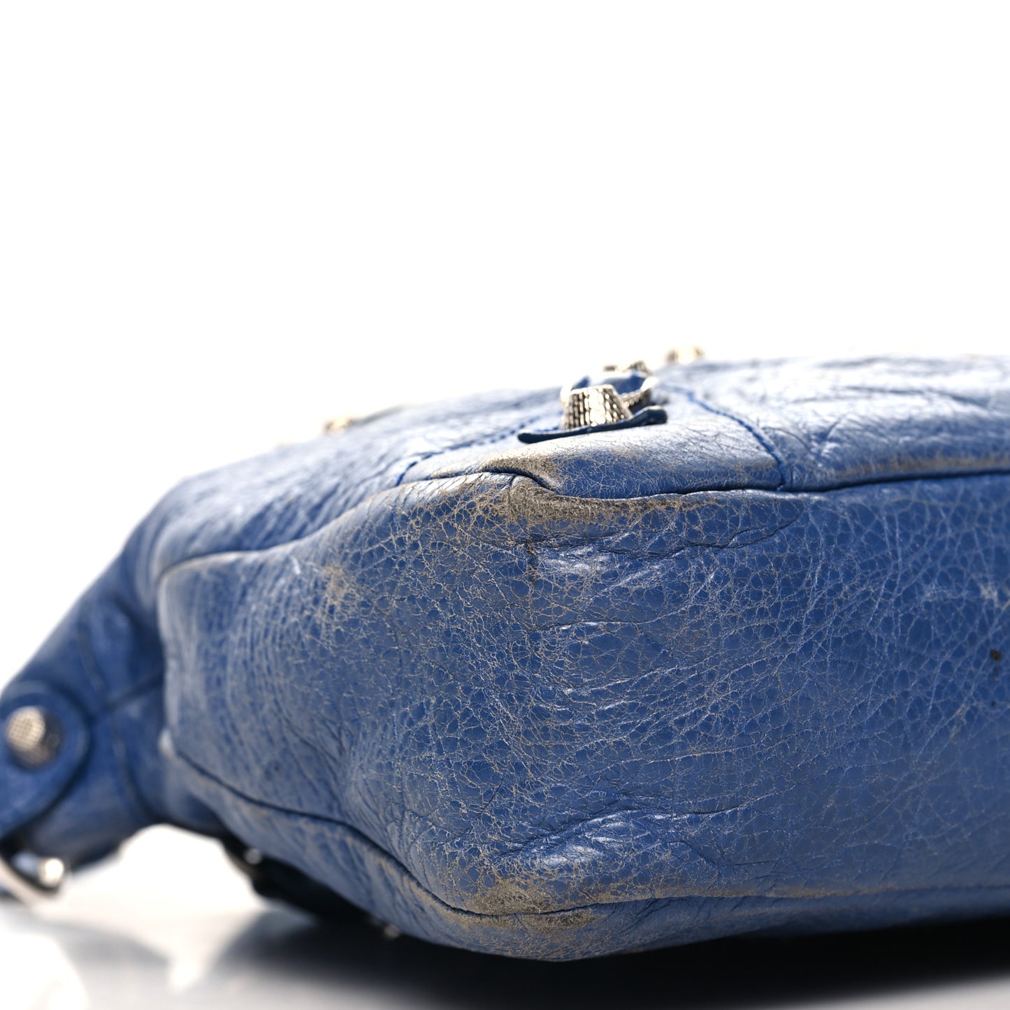 Agneau Giant 12 Silver Hardware Town Bleu Glacier