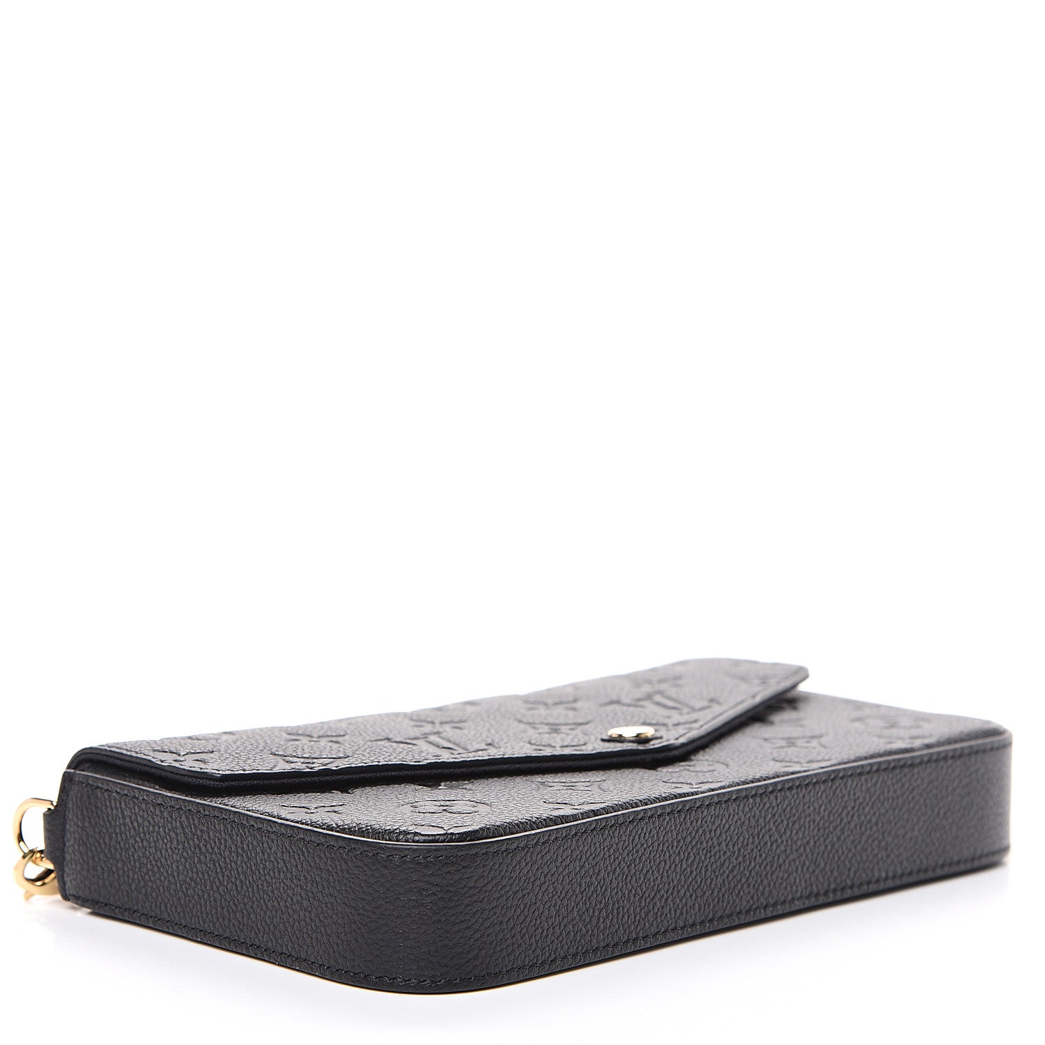 Louis Vuitton Empreinte Pochette Felicie Chain Wallet Black 4 of 10