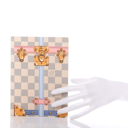 Louis Vuitton Damier Azur Summer Trunks Clemence Notebook MM 2 of 6