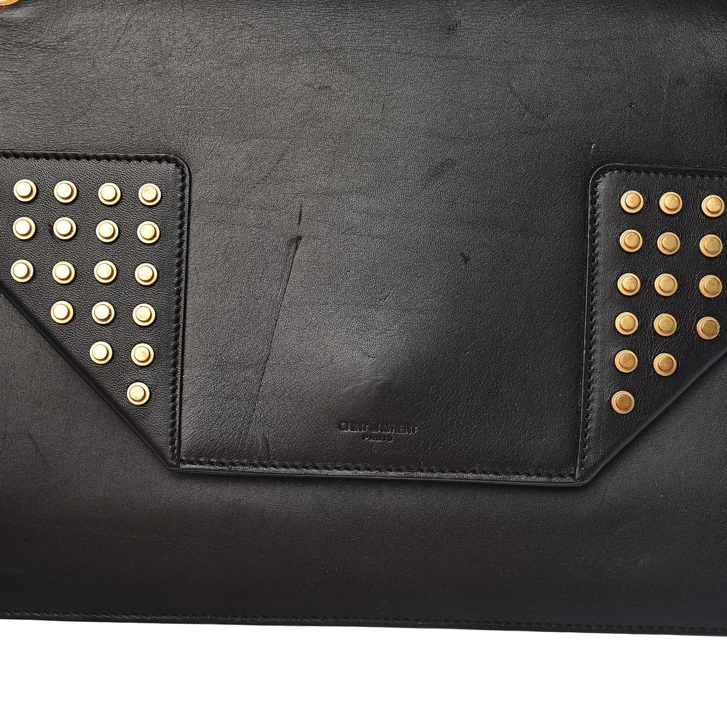Calfskin Studded Medium Betty Black
