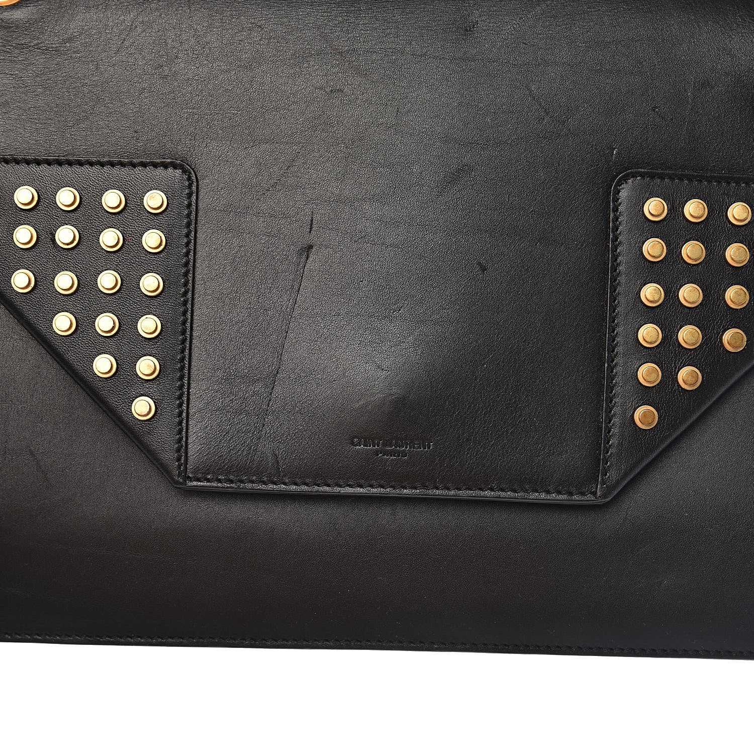 Saint Laurent Calfskin Studded Medium Betty Black 17 of 17