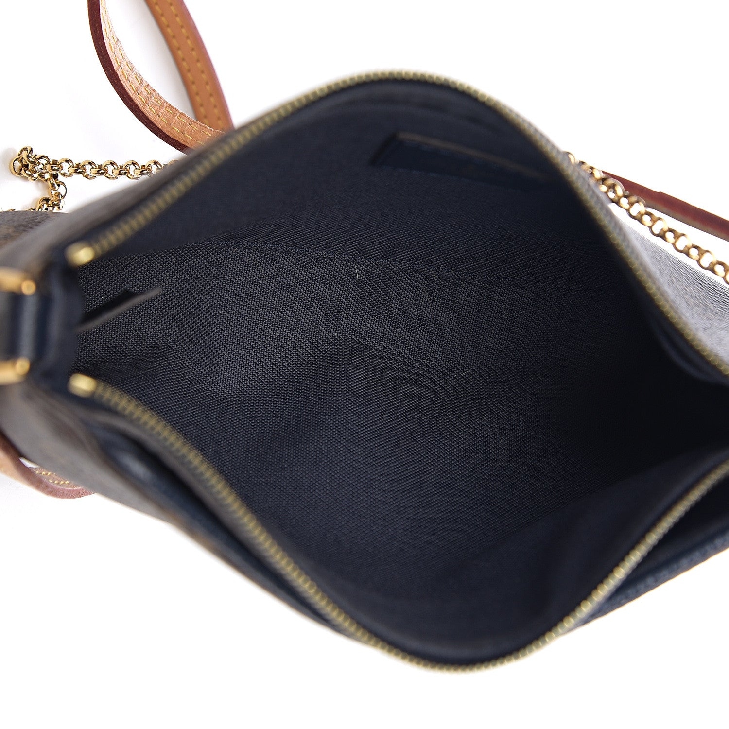 Louis Vuitton Monogram Pallas Clutch Blue Marine 4 of 9
