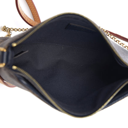 Louis Vuitton Monogram Pallas Clutch Blue Marine 4 of 9
