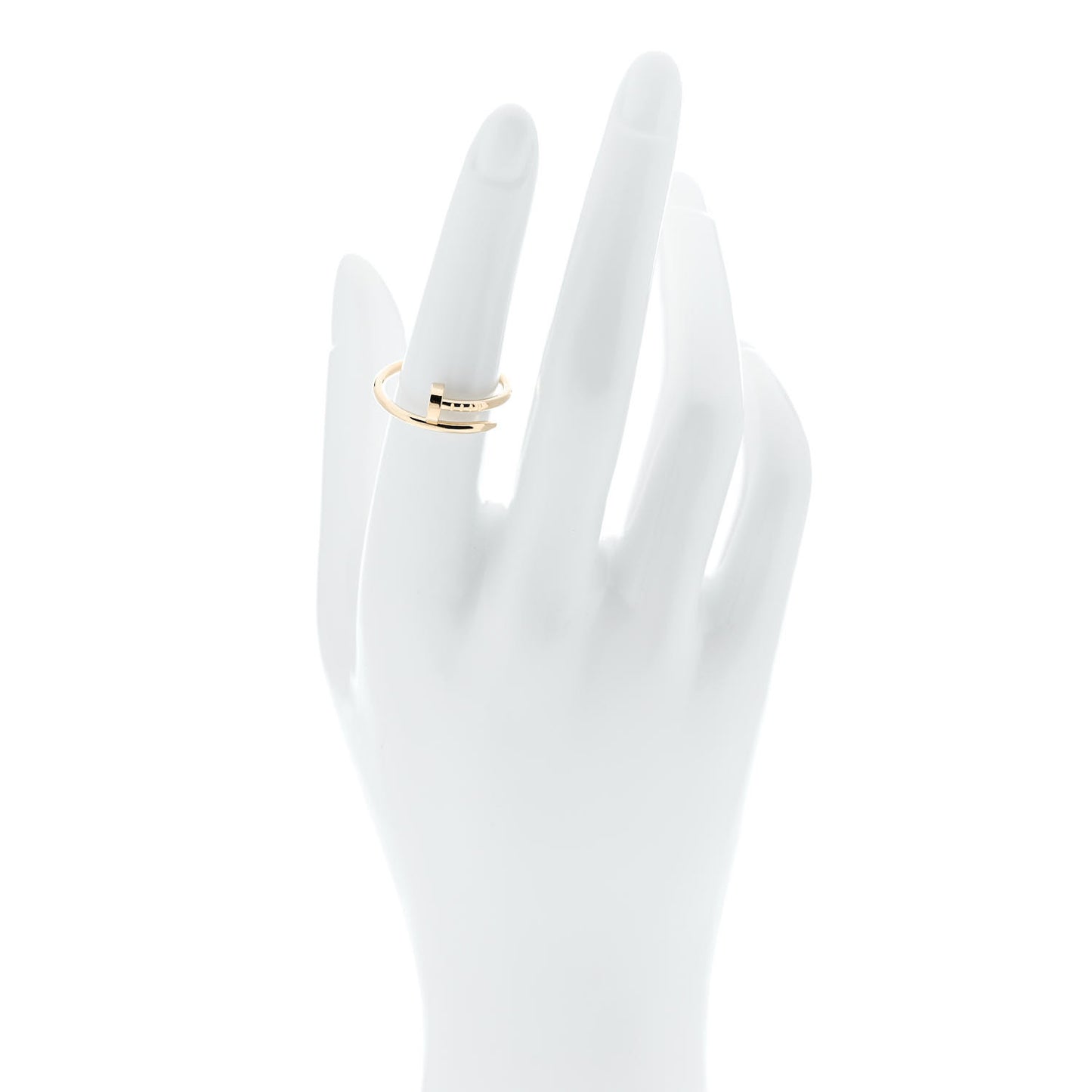 18K Yellow Gold Small Juste Un Clou Ring 54 6.75