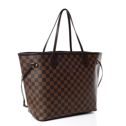 Louis Vuitton Damier Ebene Neo Neverfull MM Rose Ballerine 4 of 18