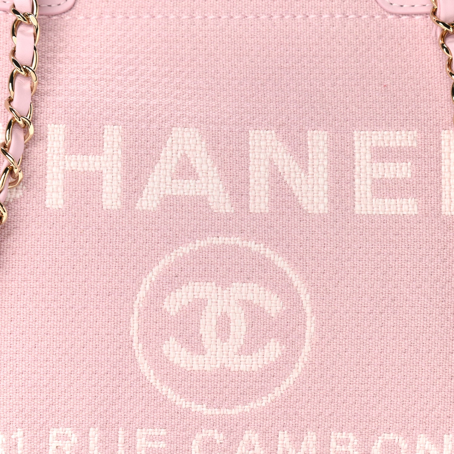 Chanel Mixed Fibers Small Deauville Tote Light Pink 9 of 12
