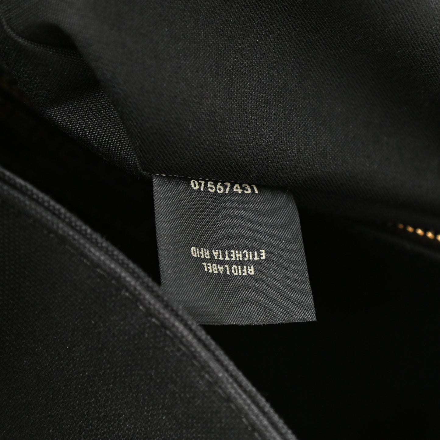X VERSACE Cotton Canvas Cuoio Romano Fendace Logo Embroidered Signature Shopping Tote Black Gold