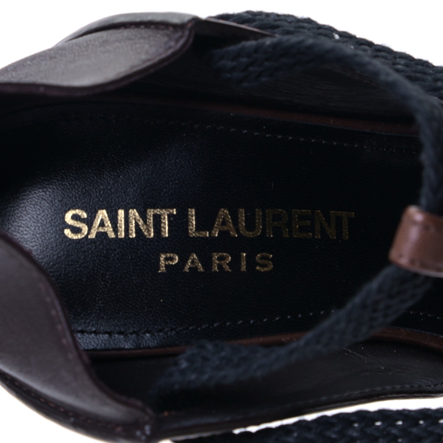 Saint Laurent Calfskin Majorelle 105 Lace Up Convertible Pumps 35 Multicolor 12 of 12