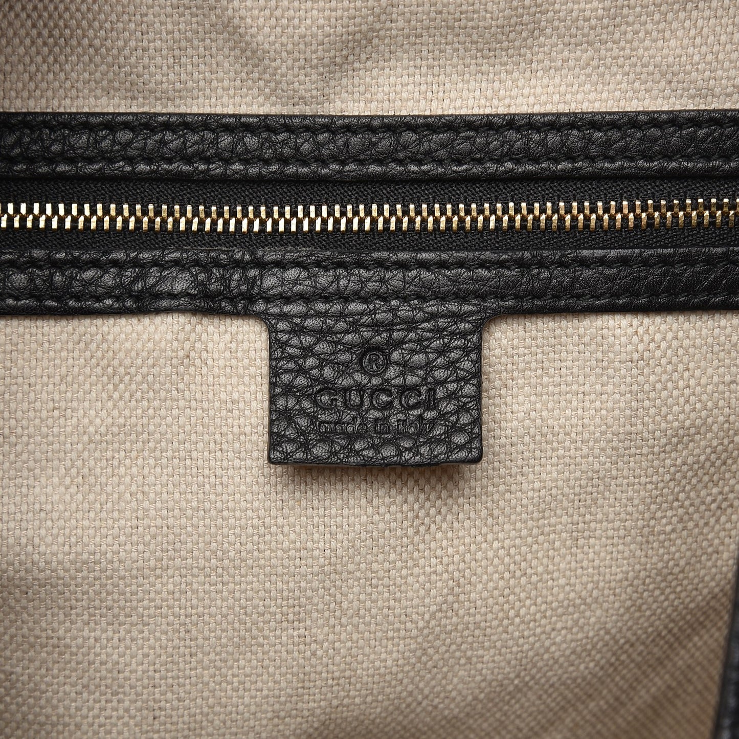 Pebbled Calfskin Medium Soho Shoulder Bag Black