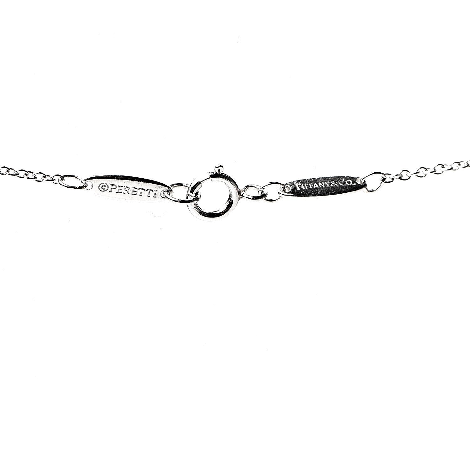 Tiffany Platinum Elsa Peretti Diamonds by the Yard 5 Station Necklace 3 of 3
