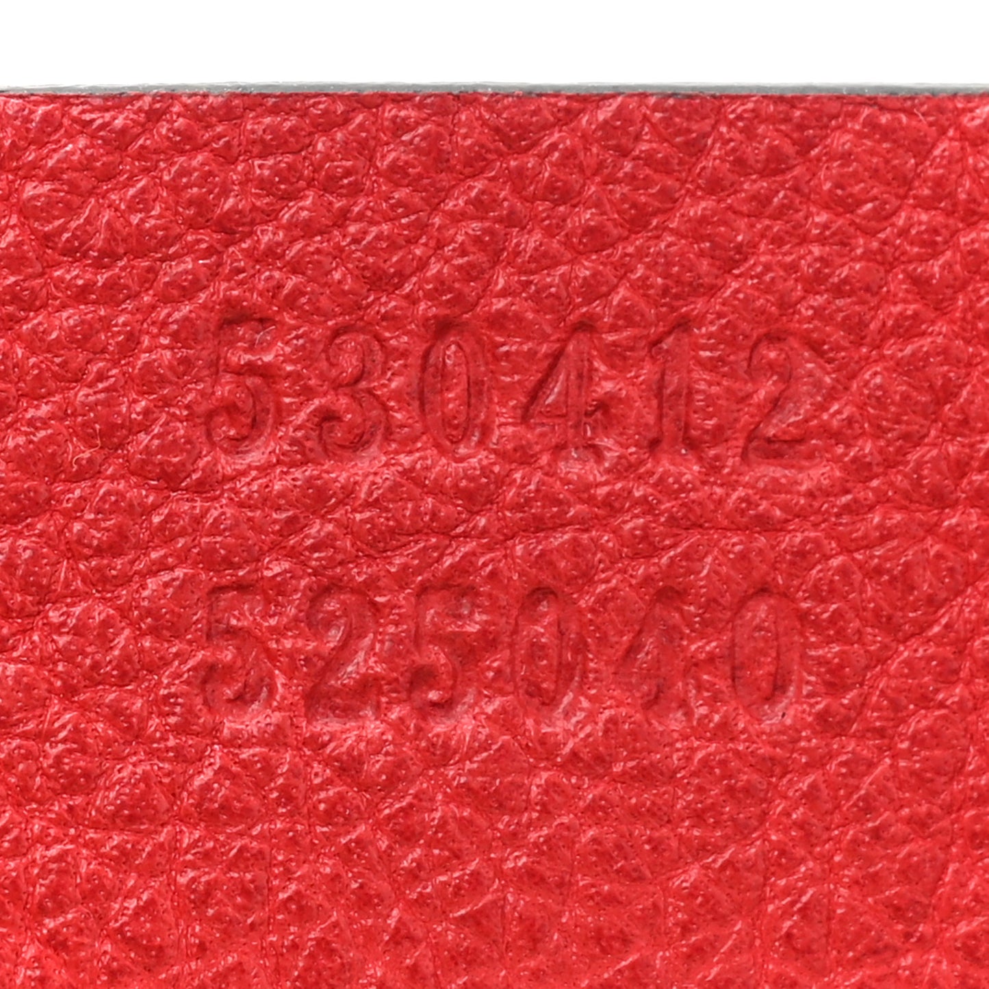 Grained Calfskin Logo Belt Bag Hibiscus Red