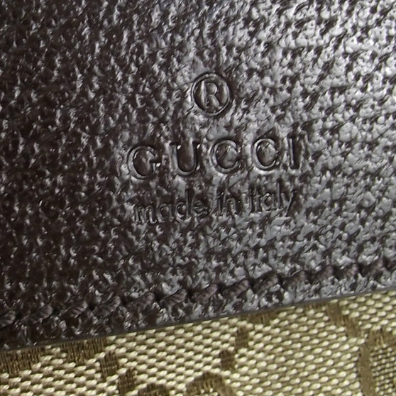 GG Monogram Web Double Pocket Belt Bag Ebony