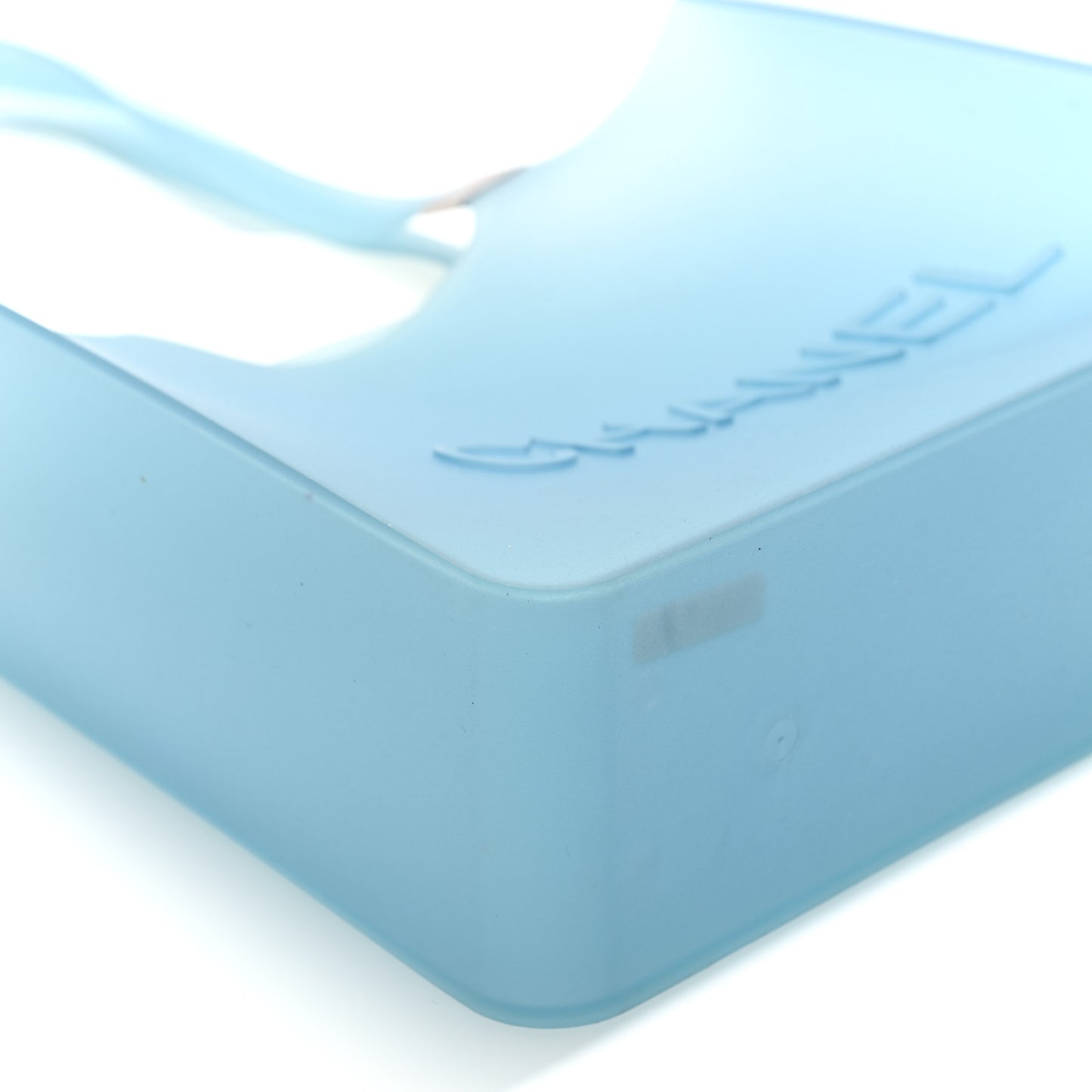 Jelly Rubber Tote Blue