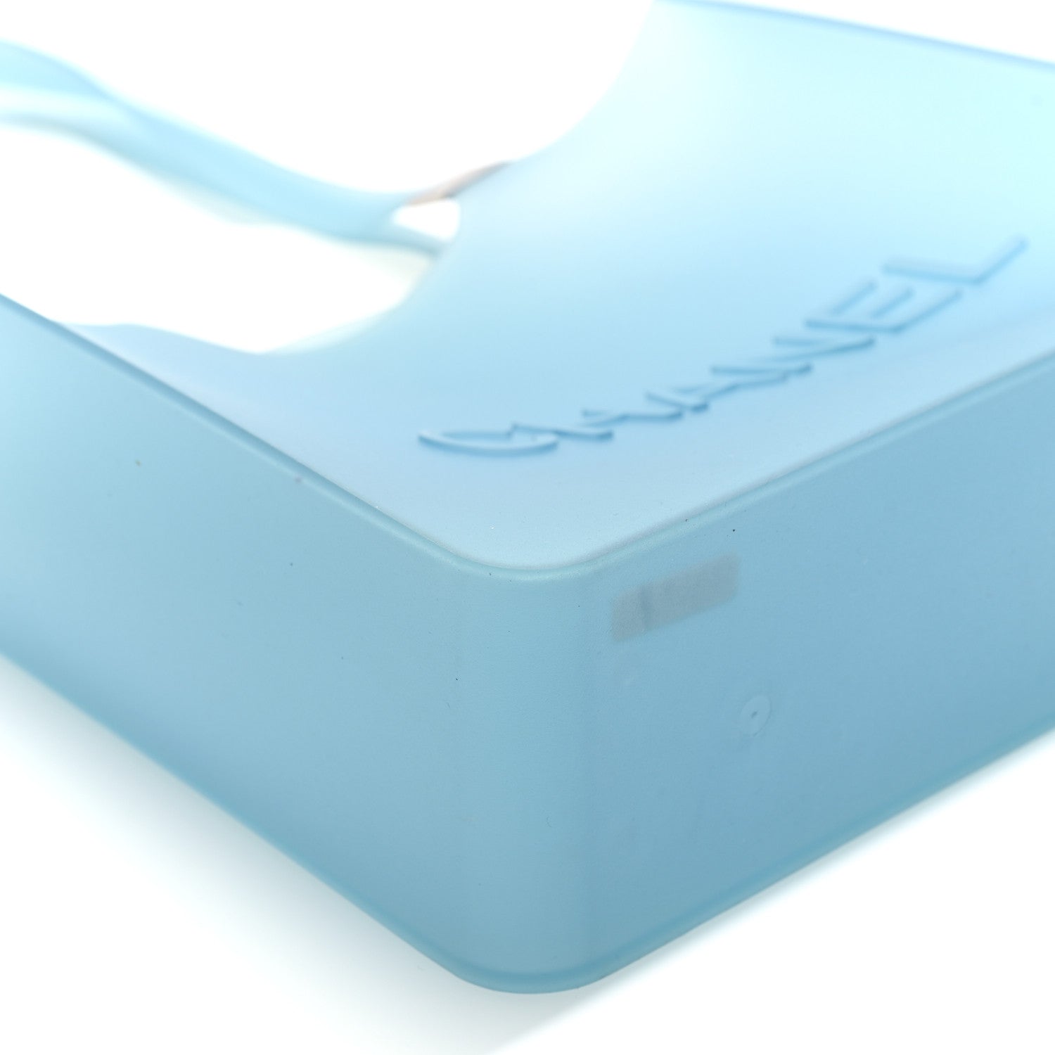 Chanel Jelly Rubber Tote Blue 9 of 10