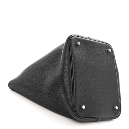 Hermes Taurillon Clemence Picotin Lock 22 MM Black 4 of 10