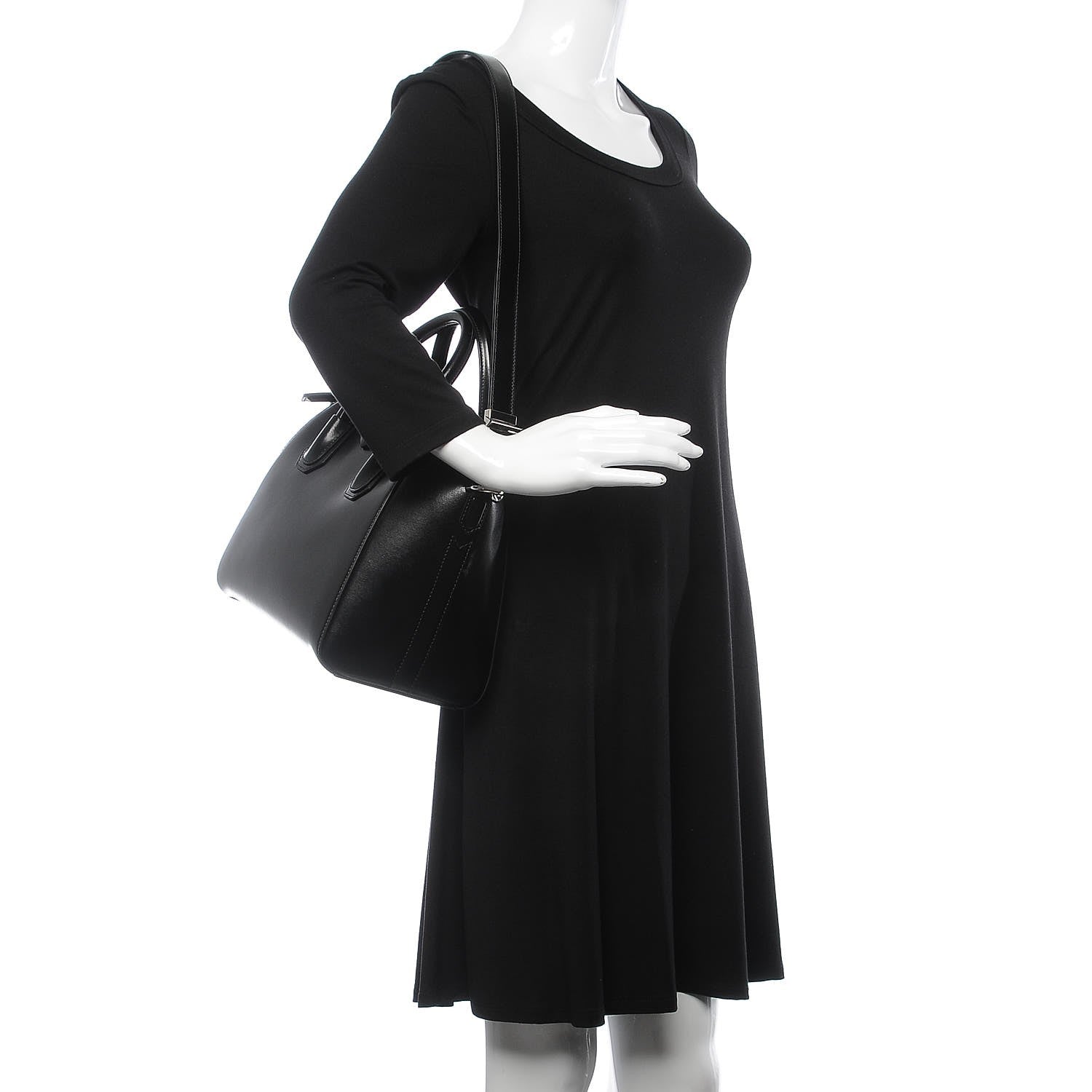 Givenchy Shiny Lord Calfskin Small Antigona Black 2 of 7