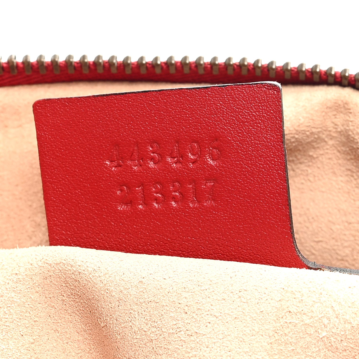 Gucci Calfskin Matelasse Medium GG Marmont Shoulder Bag Hibiscus Red 7 of 9
