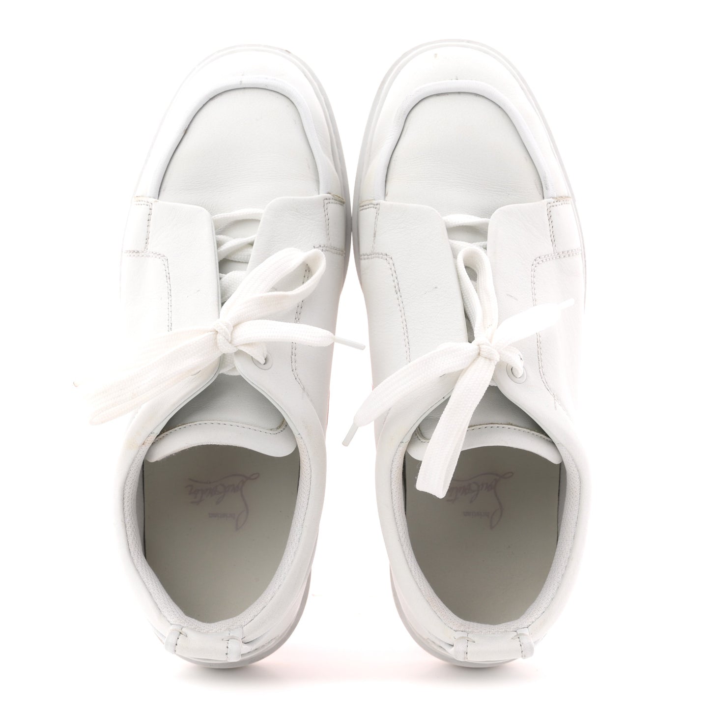Nappa Mens Jimmy Flat Sneakers 41.5 White