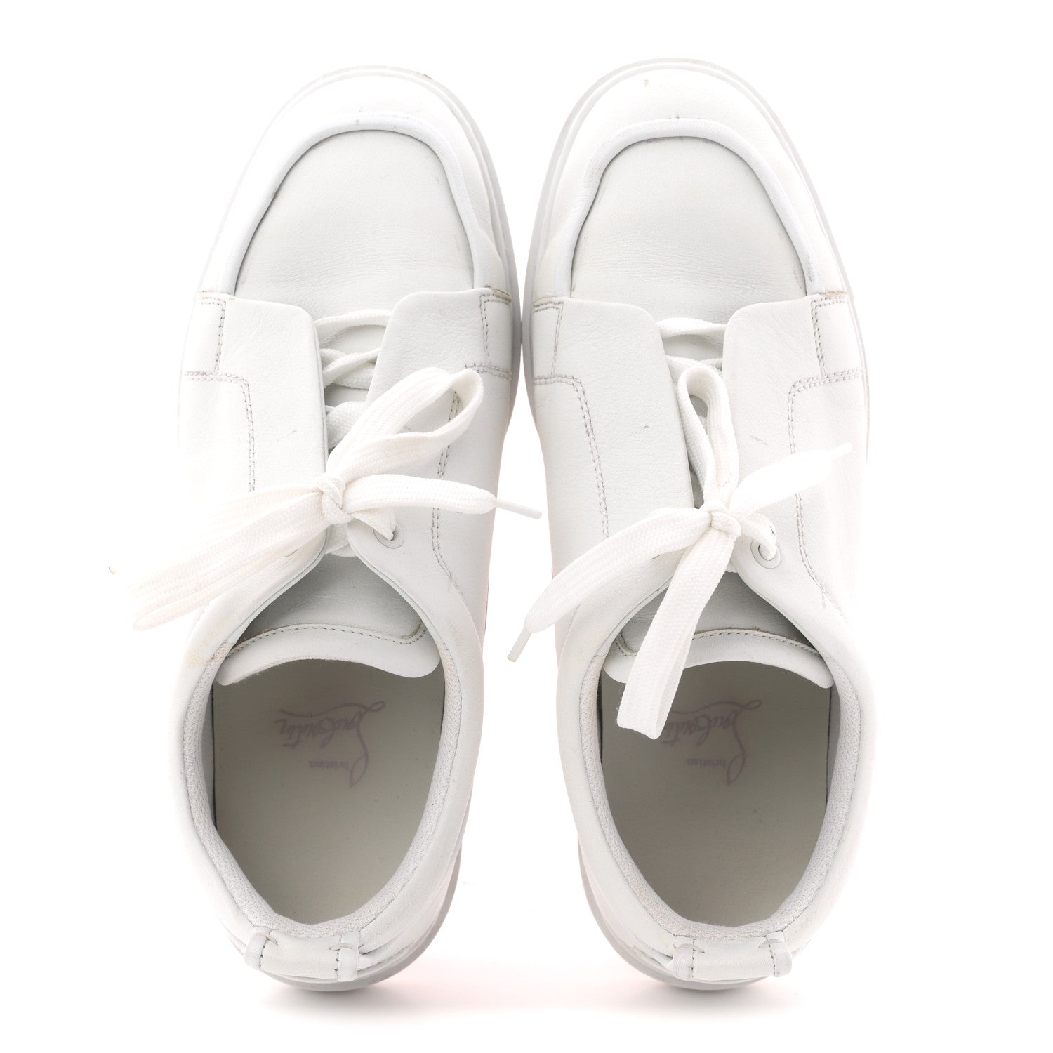 Christian Louboutin Nappa Mens Jimmy Flat Sneakers 41.5 White 2 of 15