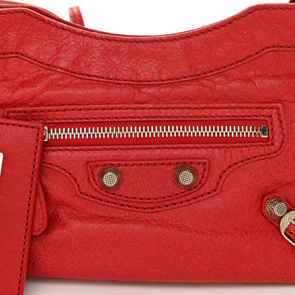 Balenciaga Agneau Giant 12 Silver Hardware Hip Rouge Coquelicot 8 of 13