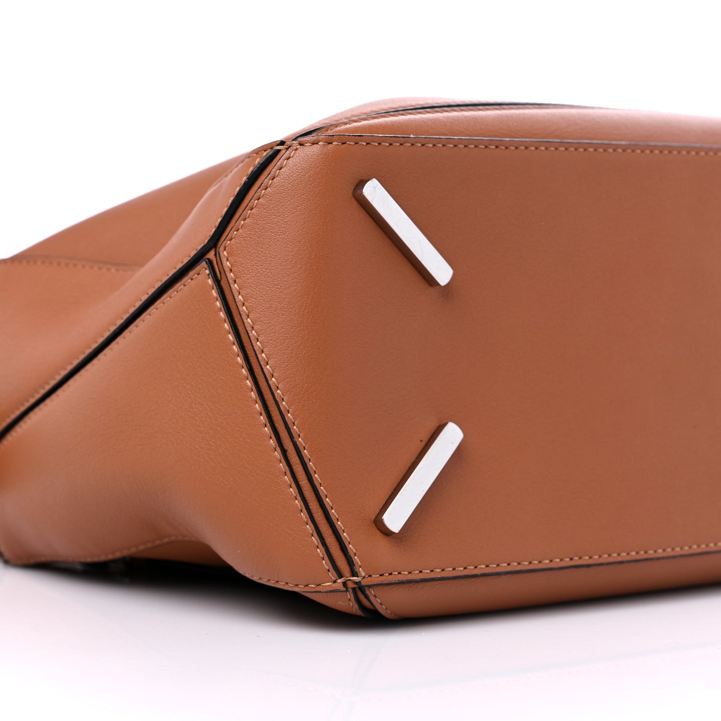 Calfskin Medium Puzzle Bag Tan