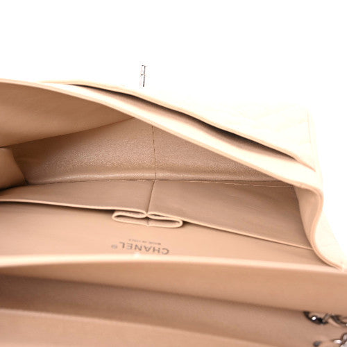 Chanel Caviar Quilted Jumbo Double Flap Beige Clair 5 of 12