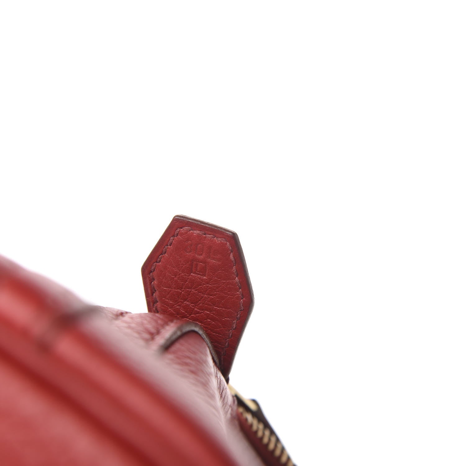 Hermes Taurillon Clemence Bolide 31 Rouge Garance 6 of 16