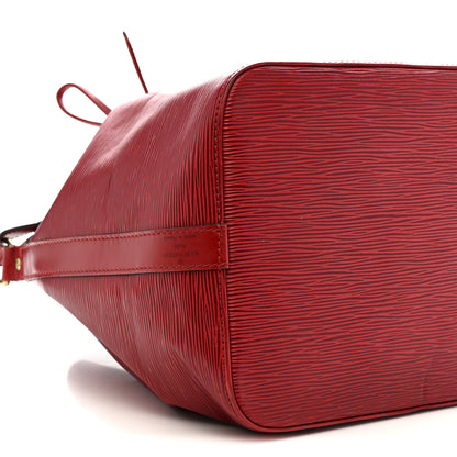 Louis Vuitton Epi Petit Noe Castillan Red 8 of 12