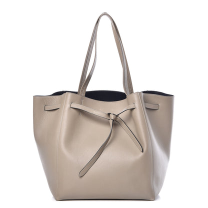 Celine Smooth Calfskin Small Belt Cabas Phantom Taupe 1 of 13